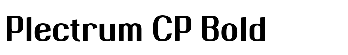 Plectrum CP Bold